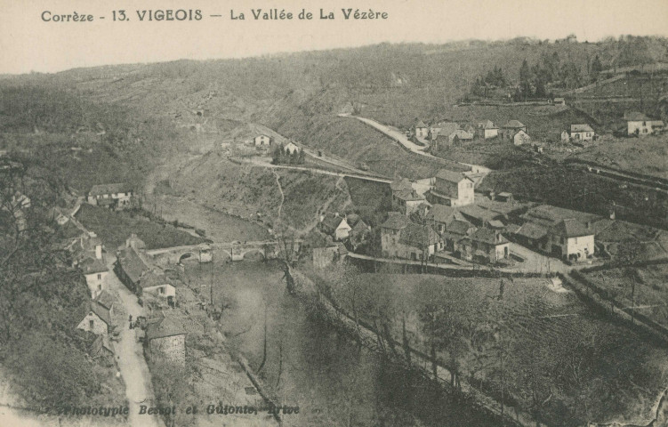 Vigeois : "Corrèze - 13. Vigeois - La vallée de la Vézère".