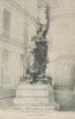 Tulle : "Tulle. - Monument du sergent Lovy - Ancien enfant de troupe - Vue prise à la fonderie - Vendu au profit de la Société".