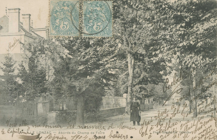Le Lonzac : "Le Lonzac - Abords du champ de foire".