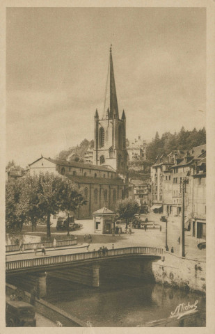 Tulle : "Tulle - La cathédrale - La Corrèze - Pont de la Bascule".