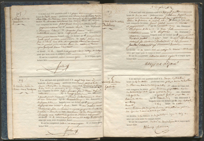 Décès (1849-1868)