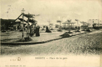 "Bizerte - Place de la gare".