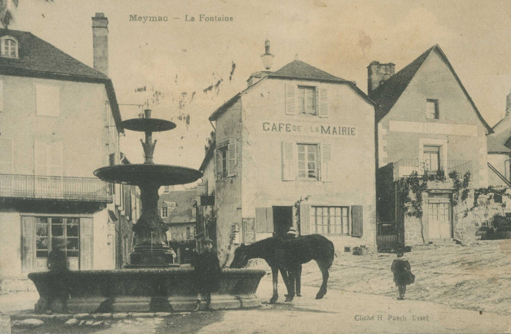 Meymac : "Meymac - La fontaine".
