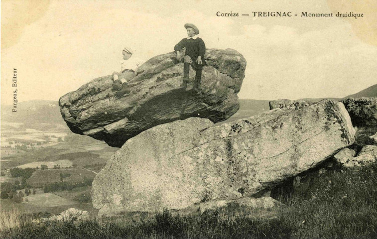 Corrèze - Treignac - Monument druidique".