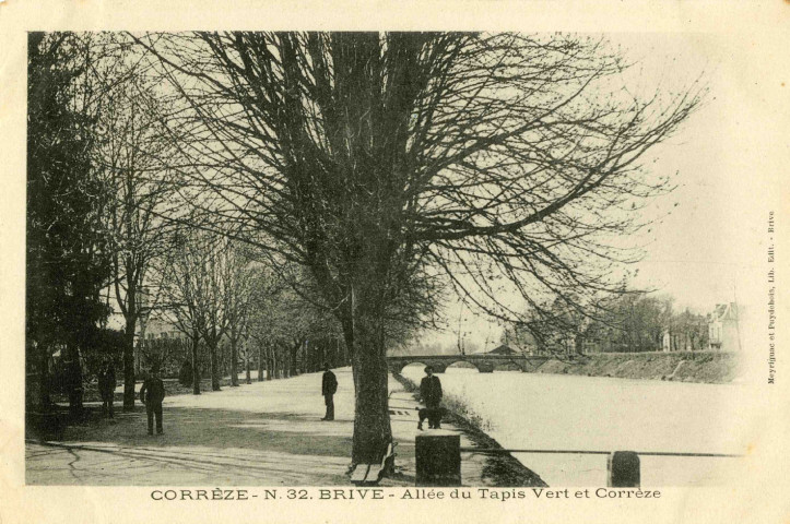 "Corrèze - N.32. Brive - Allée du Tapis Vert et Corrèze".