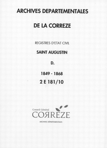 Décès (1849-1868)