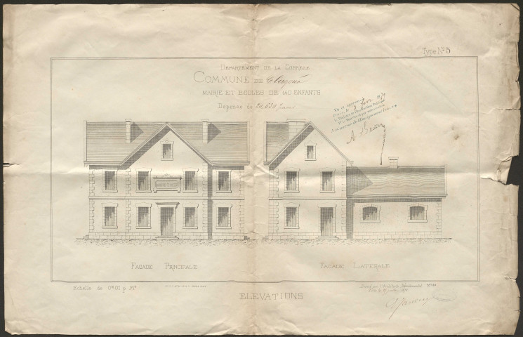 Maison d'école.