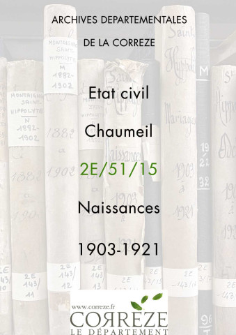 Naissances (1903-1921).