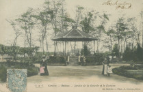 Brive-la-Gaillarde : "Corrèze - Brive - jardin de la Guierle et le kiosque".