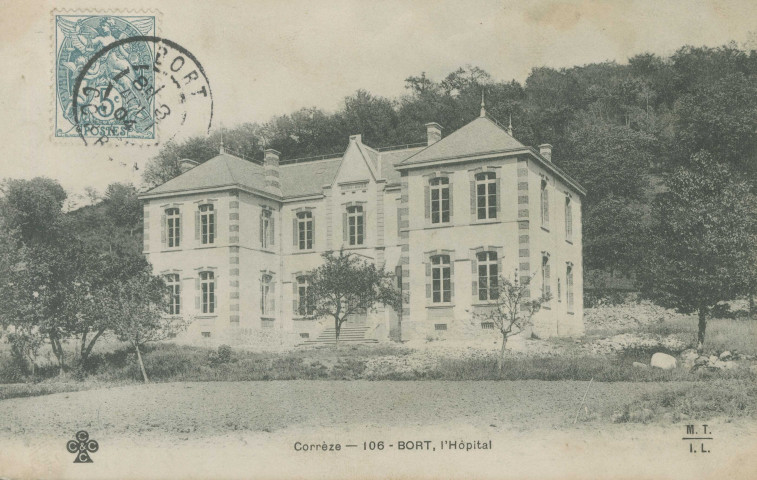 Bort-les-Orgues : "Corrèze - 106 - Bort, l'Hôpital".