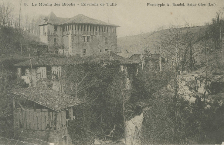 Naves : "9. Le moulin des Brochs - Environs de Tulle".