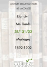 Mariages (1892-1902)