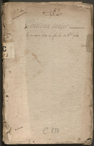 20 avril 1764-30 octobre 1764