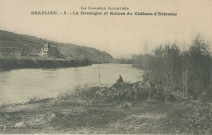 Astaillac : "La Corrèze illustrée - Beaulieu - 5 - La Dordogne et ruines du château d'Estresse".
