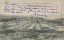 Brive-la-Gaillarde : "3. Camp du 80e de ligne au champ de tir de Brive. Après le défilé du régiment".