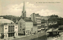 "8 - Tulle - Quai de la République, le théâtre".