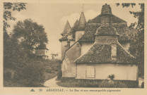 Argentat : "22 - Argentat - le Bac et son remarquable pigeonnier".