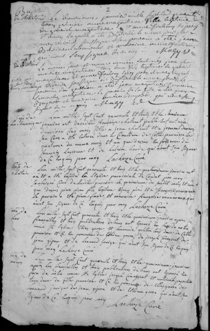 Baptêmes, mariages, sépultures (1743-1762)