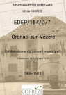 Délibérations du conseil municipal. 13 septembre 1936-29 mars 1970