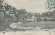 Uzerche : "Corrèze - 38 - Uzerche, le pont Turgot et ses abords".
