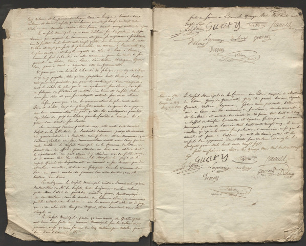 Délibérations du conseil municipal. 10 mars 1826-15 mai 1831