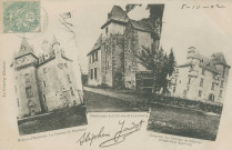Clergoux : "La Corrèze illustrée - Rosiers-d'Egletons, le château de Maumont - Pandrignes, le château de Larochette - Clergoux, le château de Sédières (orphelinat agricole)".
