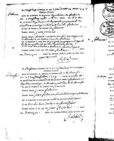 Naissances (1803-1848)
