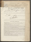 Naissances, mariages, décès (1923-1932).