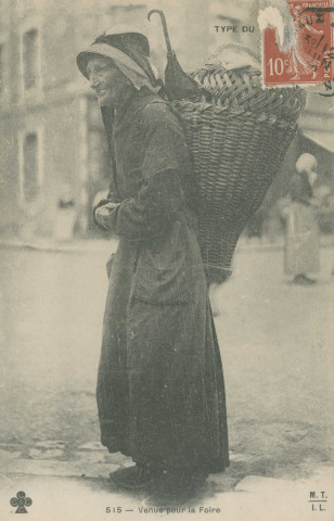 Folklore : "Type du Centre - 515 - Venue pour la foire".