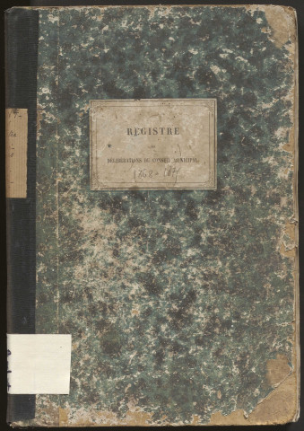Délibérations du conseil municipal. 19 juillet 1868-22 août 1875