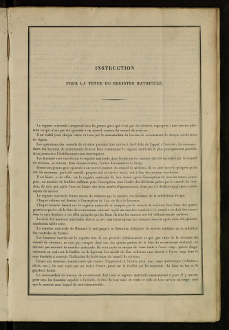 Classe 1878 : matricules 1001 à 1372.