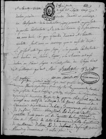 Mariages, table des mariages (1793-1802)