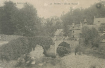 Treignac : "La Corrèze illustrée - 70 Treignac - Côté de l'hospice".