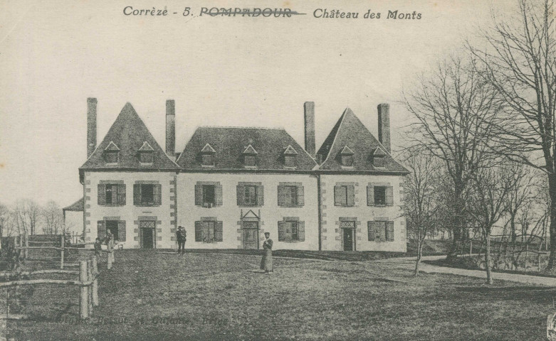 Beyssac : "Corrèze - 5. Pompadour - Château des Monts".