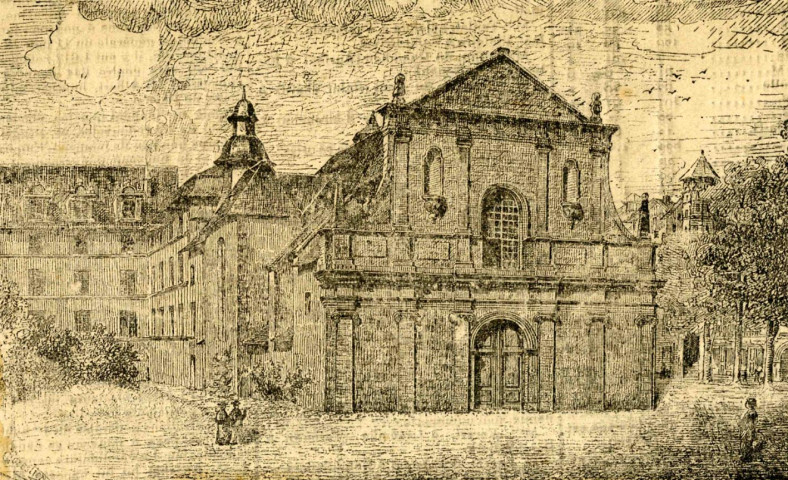 "Tulle : Le Vieux Collège, l'Eglise".