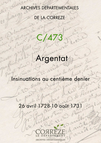 26 avril 1728-10 août 1731