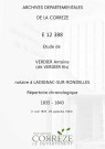 Répertoire chronologique : 1 août 1835-20 septembre 1843
