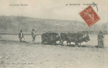 Beaulieu-sur-Dordogne : "La Corrèze illustrée - 48. Beaulieu - Scène champêtre".