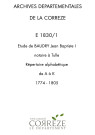 Répertoire alphabétique : A-J