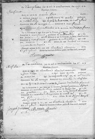 Décès (1803-1818)