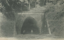 Uzerche : "La Corrèze - 7 - Uzerche - Entrée du vieux tunnel".