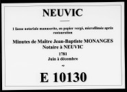 juin-décembre 1781