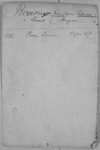 Répertoire alphabétique sur fiches : Bernat-Boocle