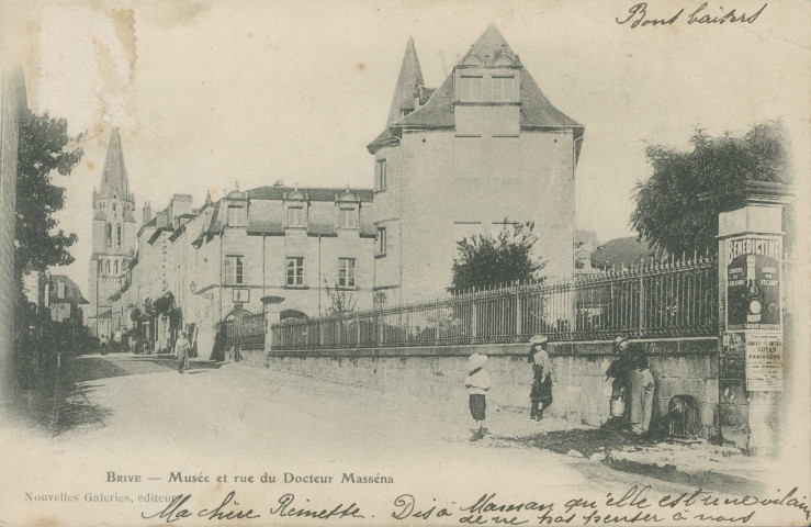 Brive-la-Gaillarde : "Brive - Musée et rue du docteur Masséna".