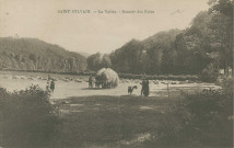 Saint-Sylvain : "Saint-Sylvain. - La vallée. - Rentrée des foins".