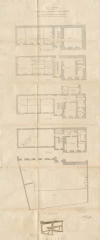 Construction et acquisition scolaire. Ecole de Celle. Ecole du Vert. Ecole de Saint-Germain-Le-Lièvre.