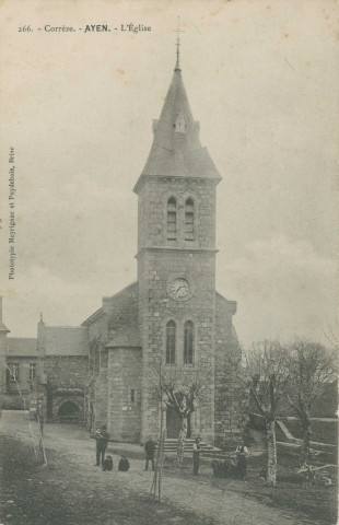 Ayen : "266.Corrèze - Ayen - L'église".