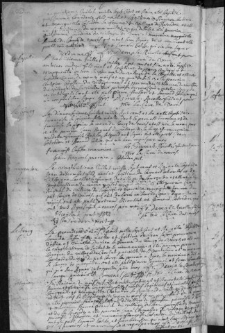 Baptêmes, mariages, sépultures (1706-1706)