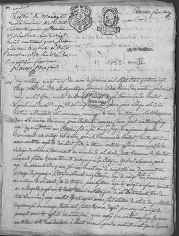 Mariages (1793-1802)