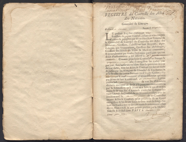 6 janvier 1712-20 mars 1714